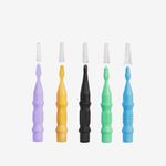 [Amiden] Interdental Brushes(5 Pieces) – DuPont Nylon & German-Coated Wire for Gentle, Effective Plaque & Tartar Removal, Cavity & Gum Disease Prevention - Made in Korea